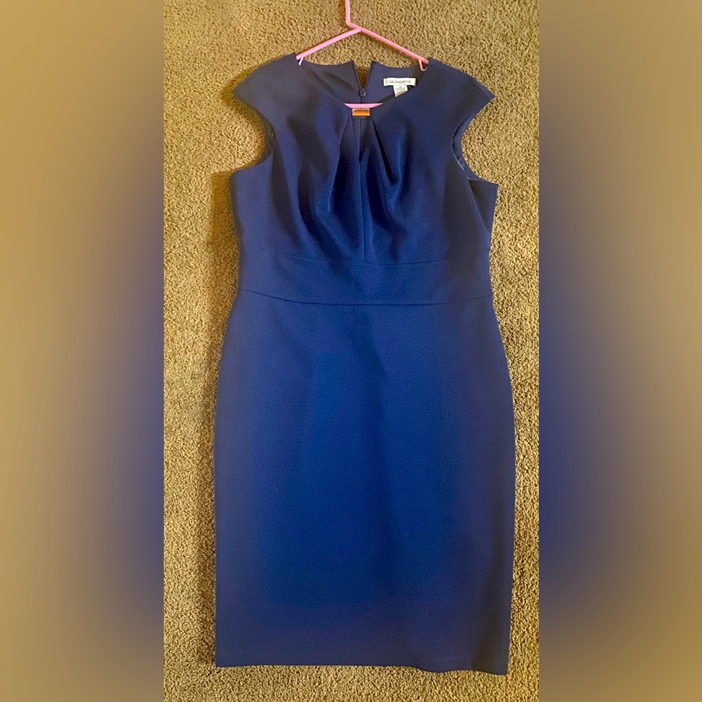Liz Claiborne navy mid dress